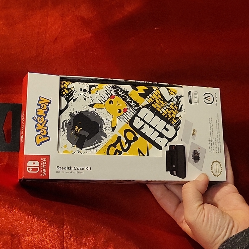 Pikachu switch light case